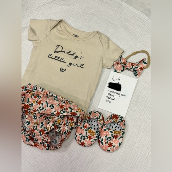 Custom Daddy’s Little Girl outfit, perfect for Father’s Day - Picture 1 of 2